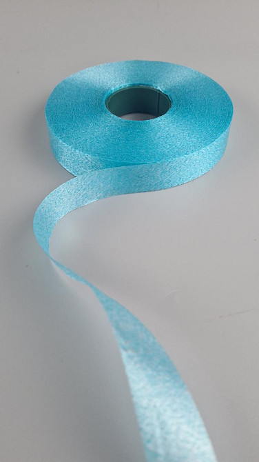 Стрічка поліпропіленова для повітряних куль і подарунків 2 см х 100 ярдів бірюзова (1 пачка) Харків - фото 1