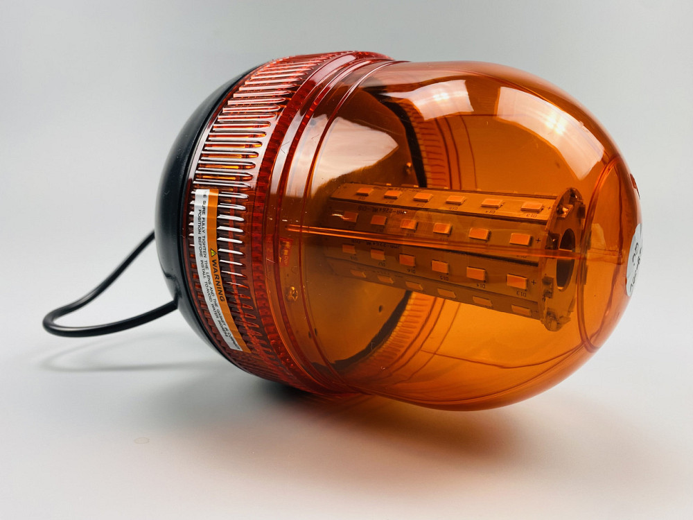 Маячок LED проблисковий 12В/24В 60 LED діодів кріплення на болт-різьблення, багатофункціональна лампа аварійна Мукачево - фото 6