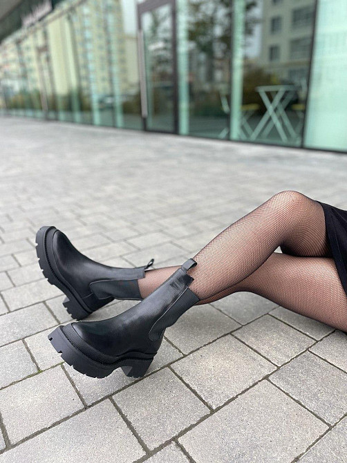 SOTHBY'S Черевики жіночі Sothby 's M-1083 чорні (зима, шкіра натуральна) (5314) 38р.39р.40р. 39 Коломия - фото 7