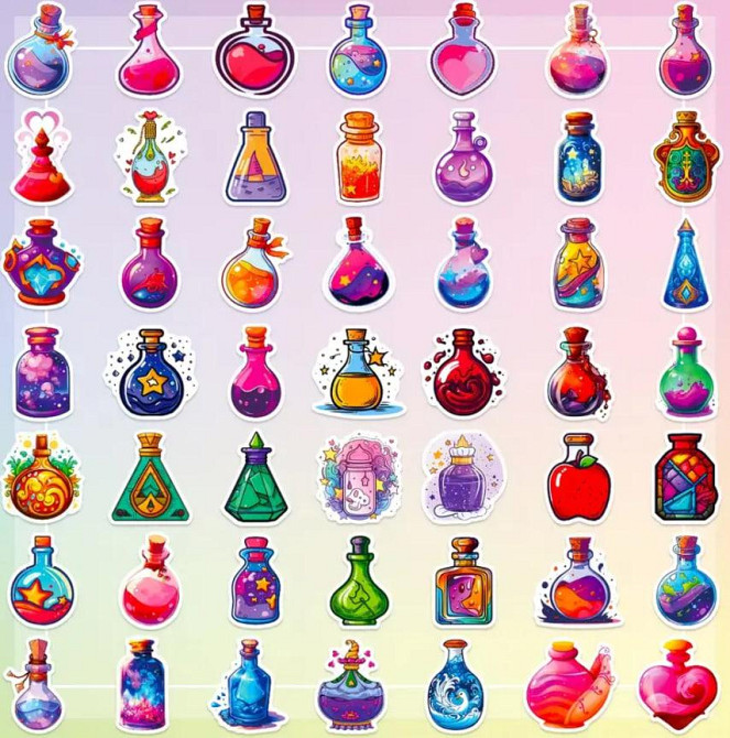 Набор наклеек (стикеров) 