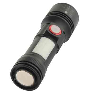 Ліхтар Quantum Adept 10W LED zoom +COB з USB (QM-FL1031) Вінниця