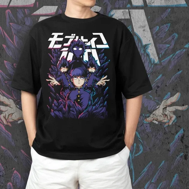 Футболка для підлітка хлопчика з принтом Mob P140ycho #2 Розмір 160 Anime10892 Дніпро - фото 4