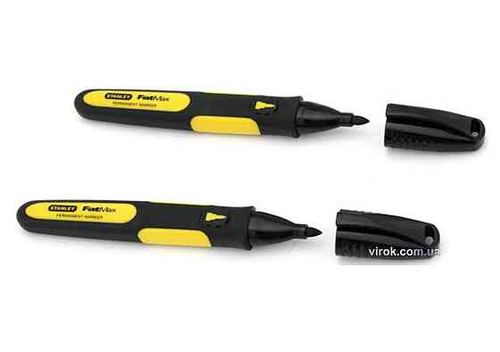 Маркер STANLEY "FatMax" : чорний, перманентний. 2 (Шт/Уп.) Одеса
