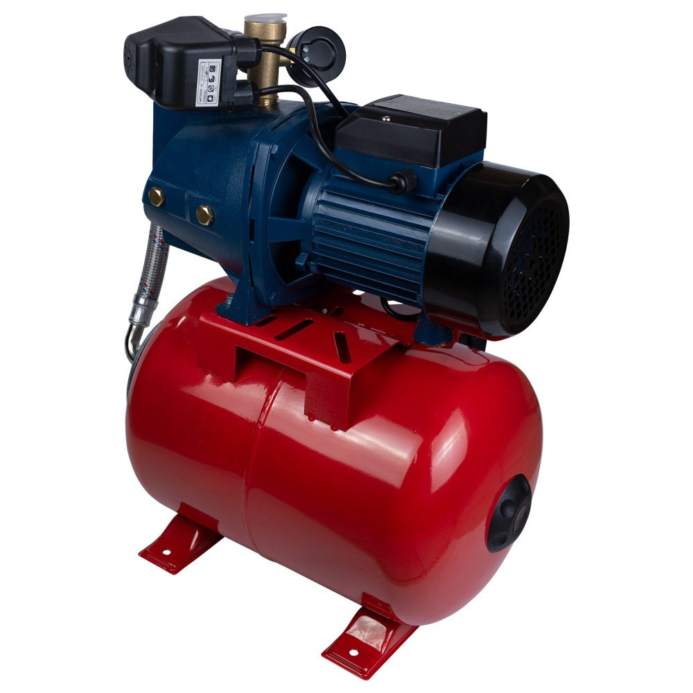 Станція 0.75кВт Hmax 40м Qmax 80л/хв (самовсмоктуючий насос) 24л Україна WETRON JSW10MA5 (775033/24) Рівне - фото 3