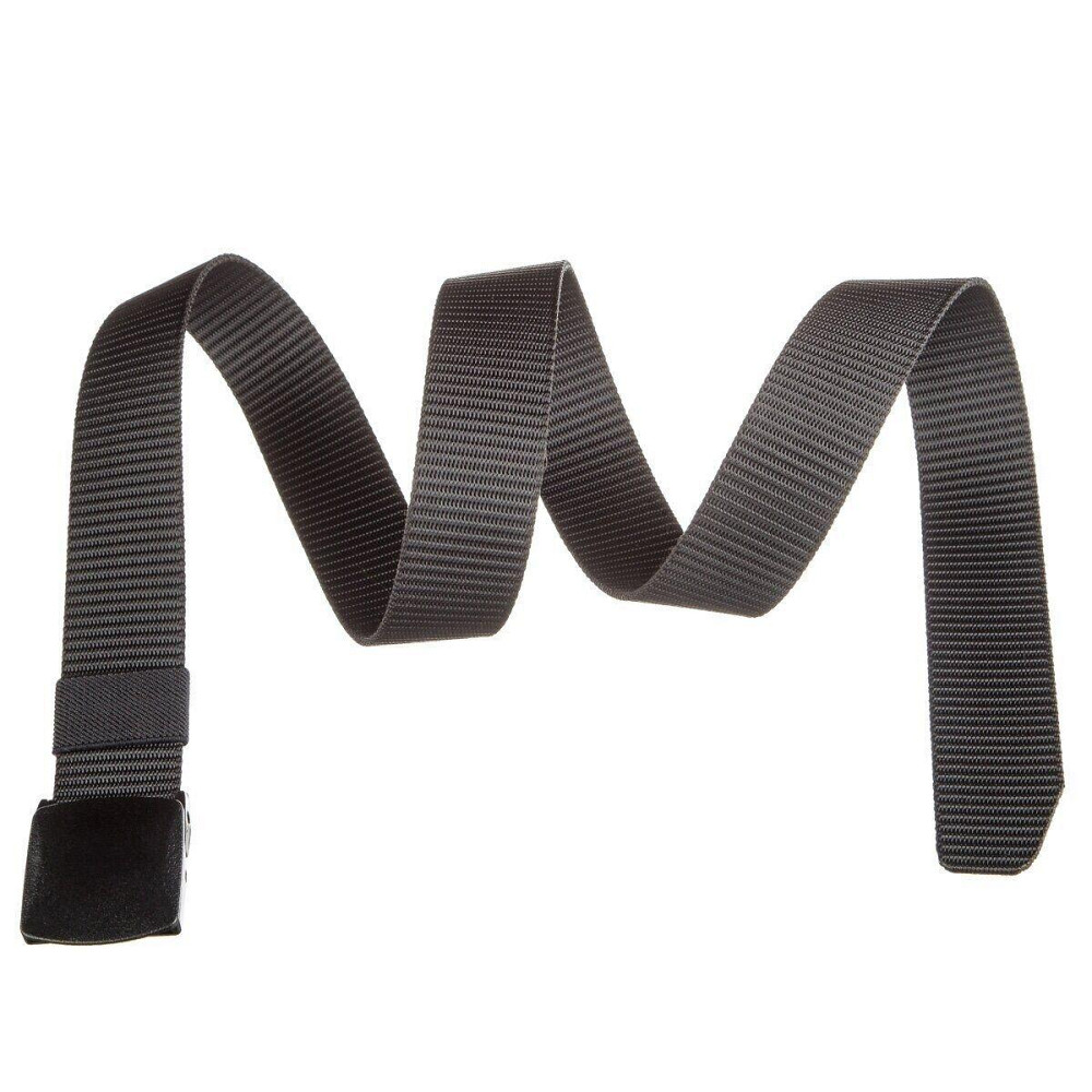 Стильний текстильний чоловічий ремінь Vintage 20228 Чорний Київ - фото 3