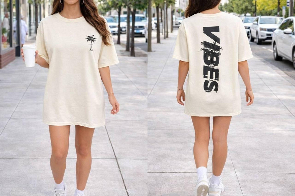 Жіноча стильна повсякденна сукня-футболка котон Молочна, 46/50 Одеса - фото 1