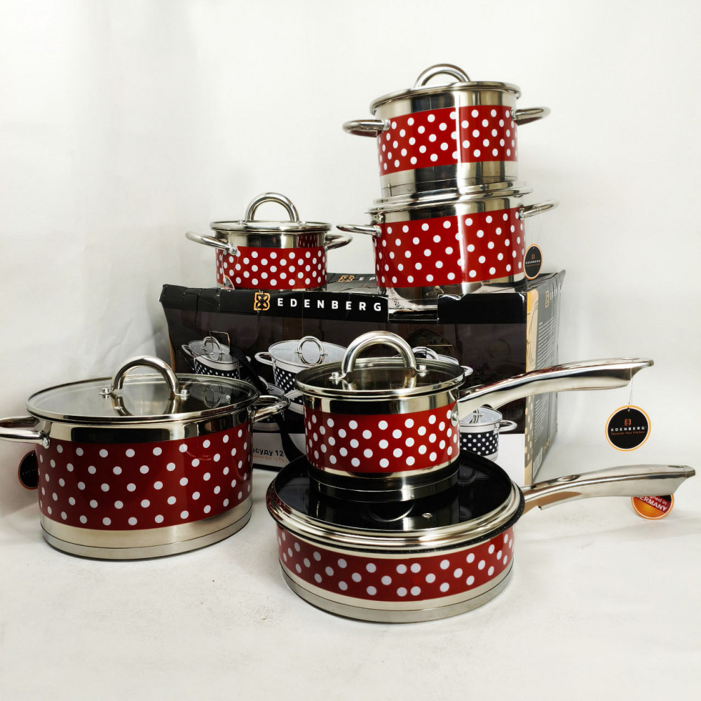 Набір посуду для електричних плит, Набір практичних каструль каструль для електроплити BN-61 Львів - фото 10