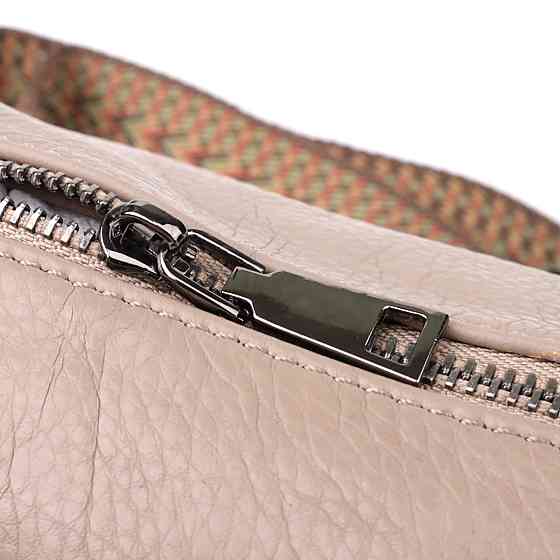 Женская стильная сумка на плечо из натуральной кожи Vintage 23002 Темно-серый Киев