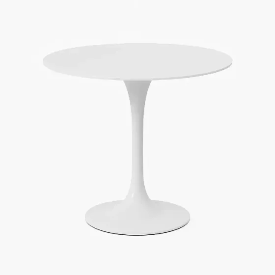 Столик дизайнерський журнальний Тюльпан М білий Дніпро