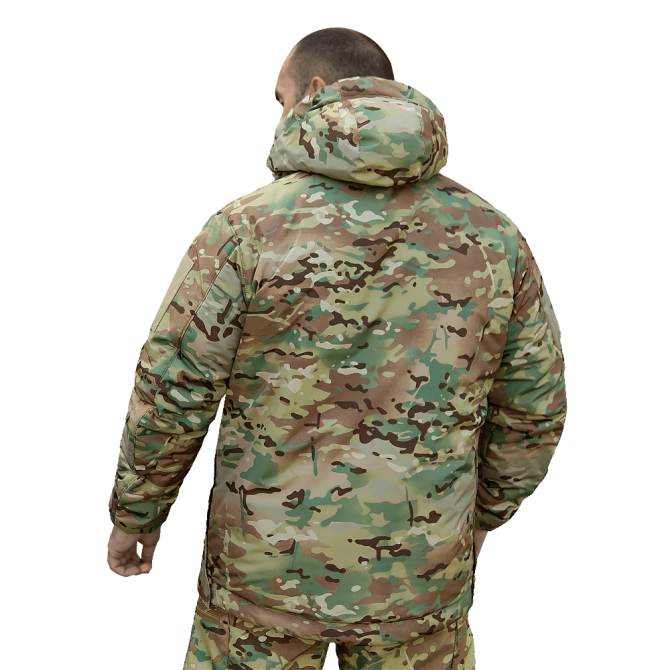 Зимний тактический комплект Patrol Climashell (куртка и штаны на подтяжках) Мультикам 3XL Винница - изображение 4
