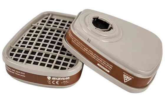 Комплект фильтров для респиратора полумаски Sizam Profiltr 6051 A1 Ровно