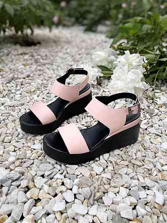 ARLEN Босоніжки жіночі ARLEN Бос-01 пудра (літо, шкіра натуральна) (3791) Коломыя