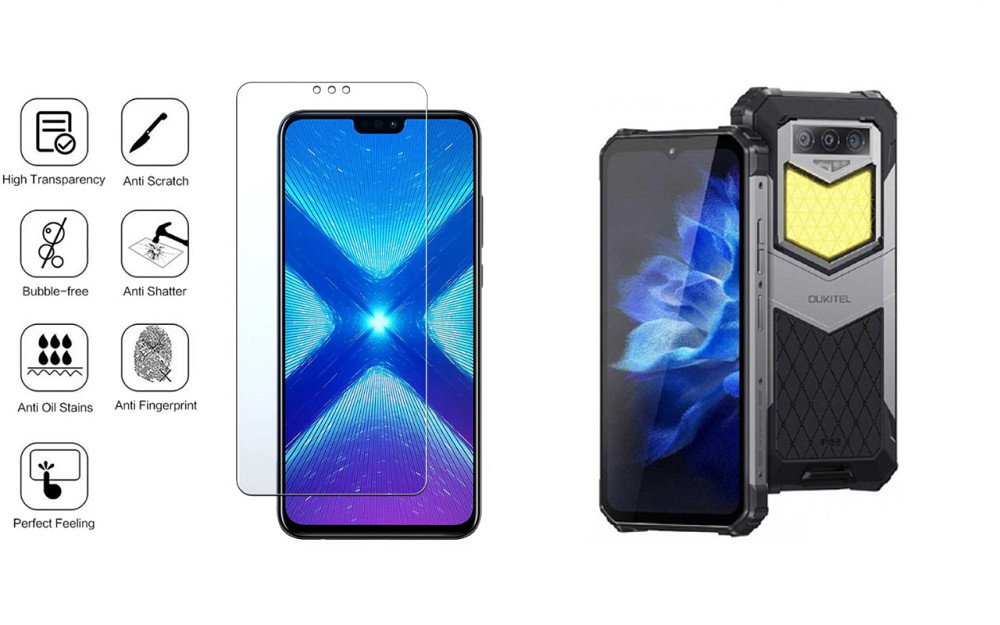 Защитное стекло NeoGlass для Oukitel WP26 – ультрапрозрачное и устойчивое Киев - изображение 4