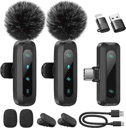 Безпровідний петличний мікрофон 2 в 1 Warm box WB-J301 Луцьк