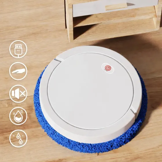 Робот-пылесос для влажной и сухой уборки / Пылесос-робот круглый аккумуляторный XM12 Коломыя