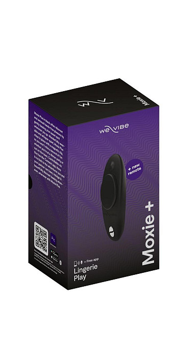 Смарт-вибратор в трусики We-Vibe Moxie+ Satin Black, обновленный пульт ДУ Sex Aura Киев - изображение 3