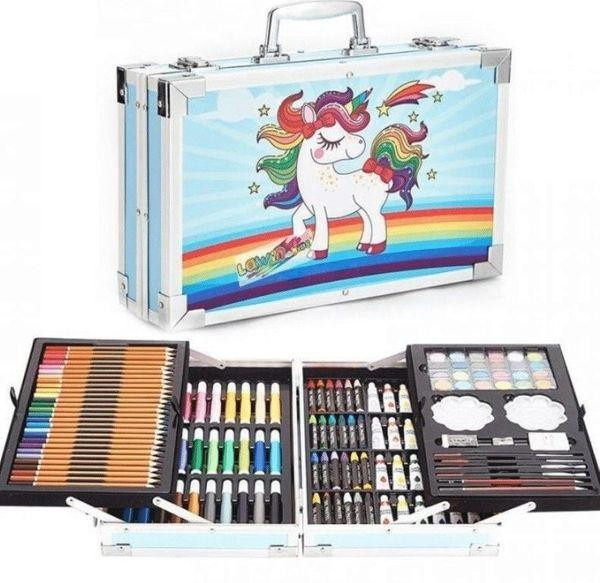 Набор для творчества в алюминиевом чемодане 