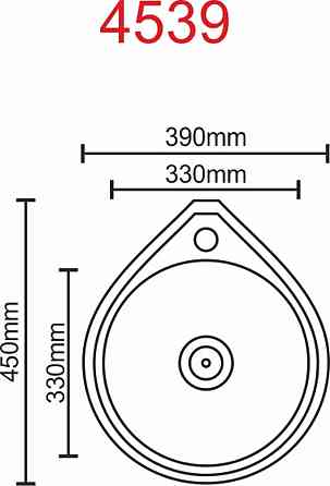 Кухонна мийка з нержавіючої сталі Valeso САТИН 4539 (0,6/170 мм) Коломыя