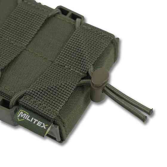 Открытый тактический подсумок под 1 магазин Militex Khaki. Открытый одинарный подсумок для магазинов Киев