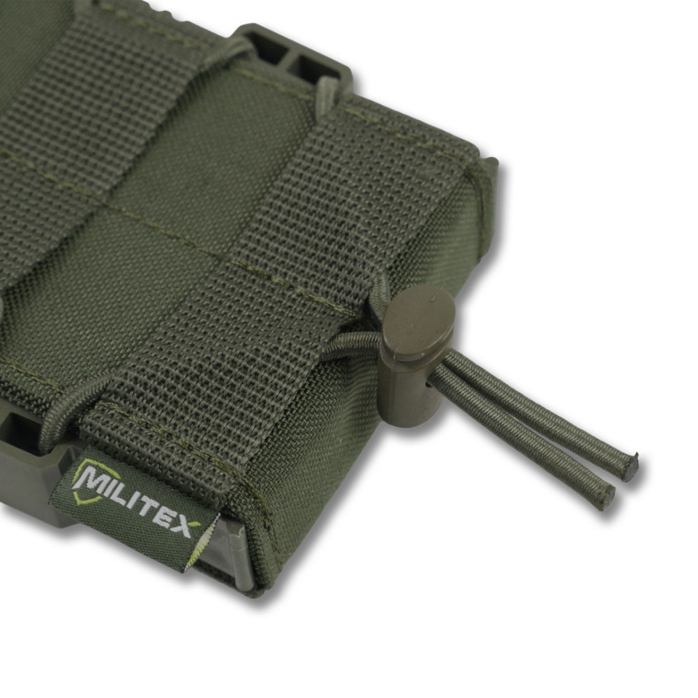 Открытый тактический подсумок под 1 магазин Militex Khaki. Открытый одинарный подсумок для магазинов Киев - изображение 5