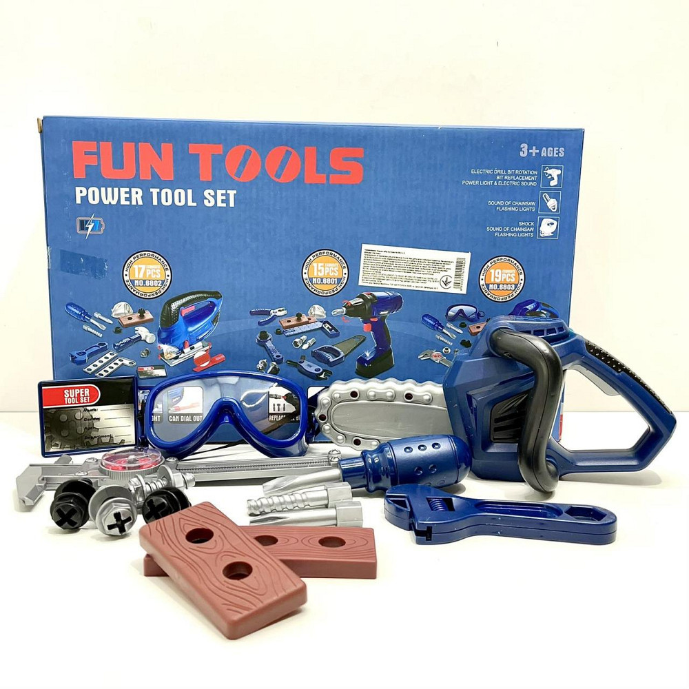 Ігровий набір Sundali з електропилою 19 деталей (6801-2-3) Чернигов - изображение 9