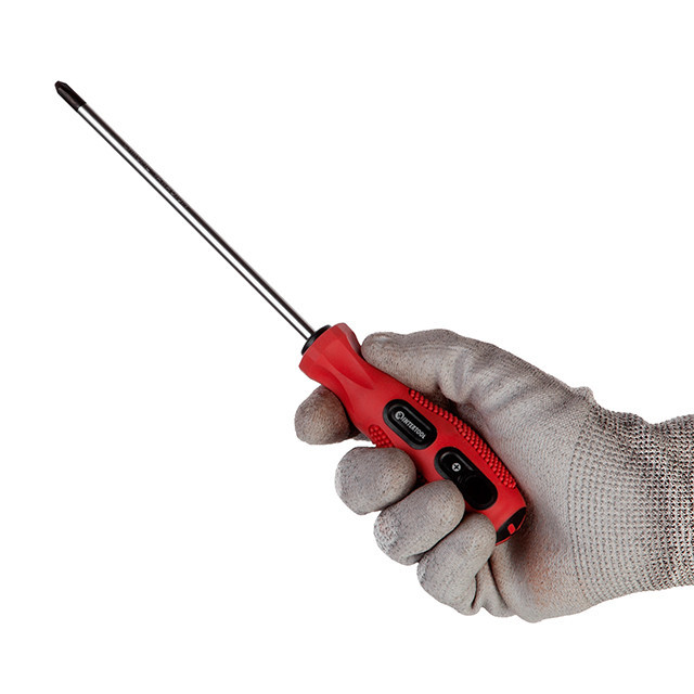 Викрутка хрестова, PH2×150 мм, Cr-V INTERTOOL VT-3145 Київ - фото 4