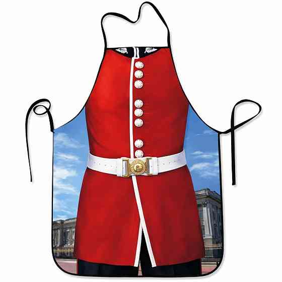 Кухонный фартук с принтом британского гвардейца 73 на 57 см разноцветный Киев