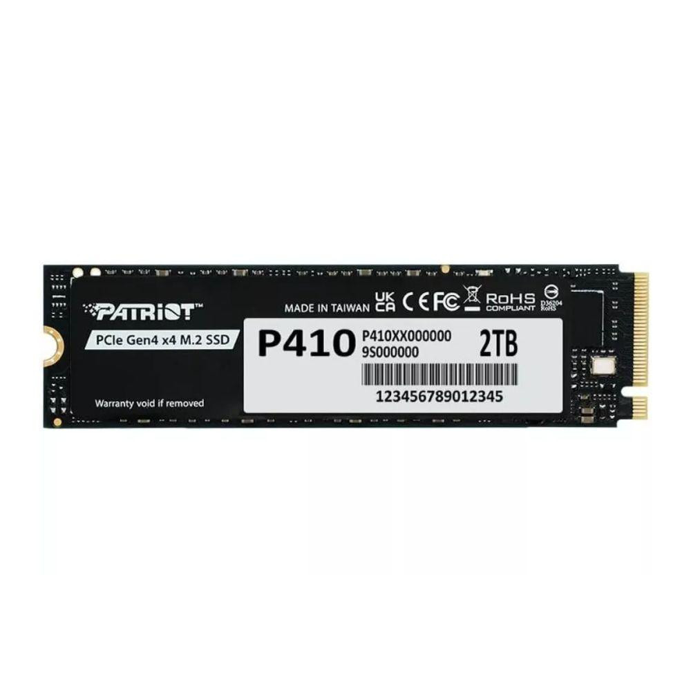 Накопичувач SSD M.2 Patriot P410 2TB NVMe 2280 PCIe Gen4 x4 5000/4500 TLC Київ - фото 1
