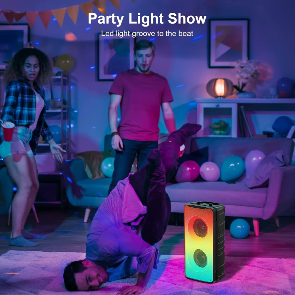 Bluetooth-колонка TAMPROAD A67 80 Вт, 60 Вт RMS, TWS, FM-радіо, RGB-підсвітка, акумулятор 10000 мА·год Київ - фото 19
