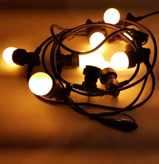 Стильная Гирлянда 10 ламп E27 5м Одесса - изображение 4