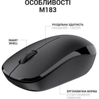 Мишка OfficePro M183 Wireless Black (M183) Вінниця - фото 11