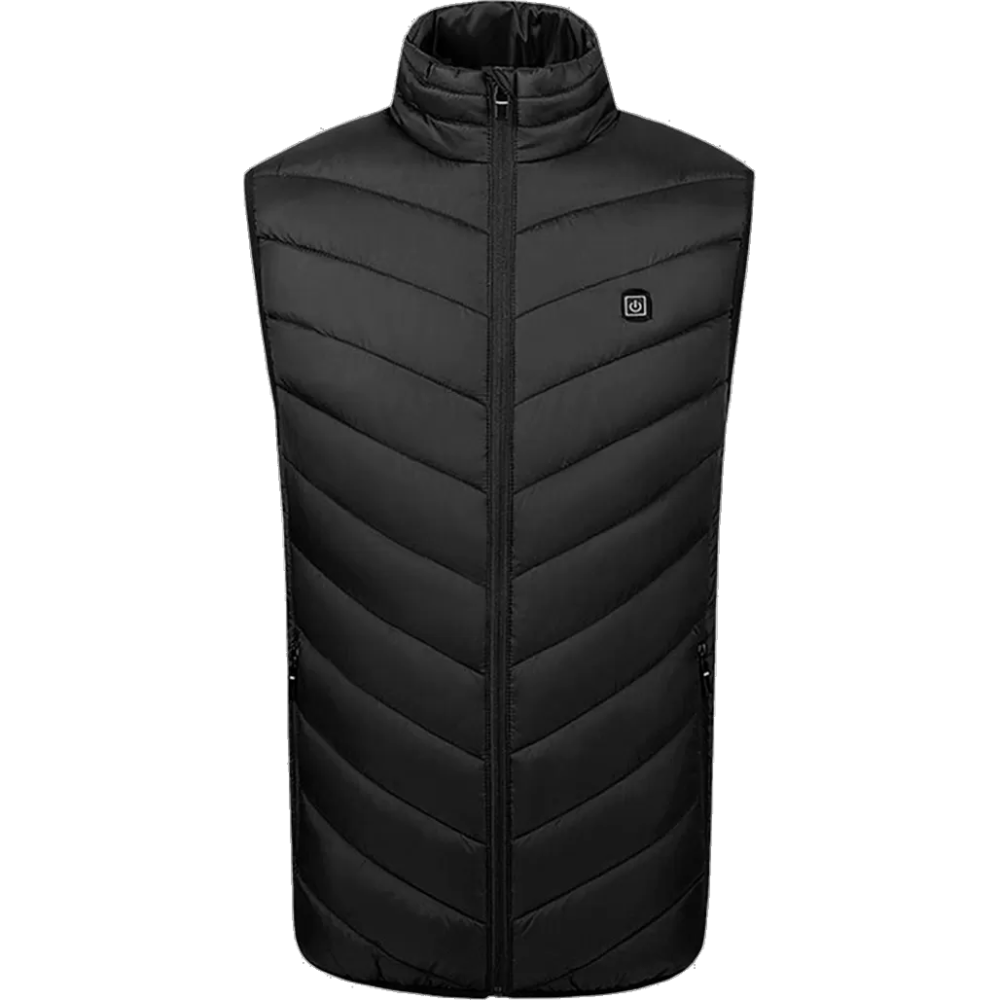 Мужской жилет с подогревом HeatFashion Electric Heating Vest (13 зон) Черный XL Винница - изображение 5