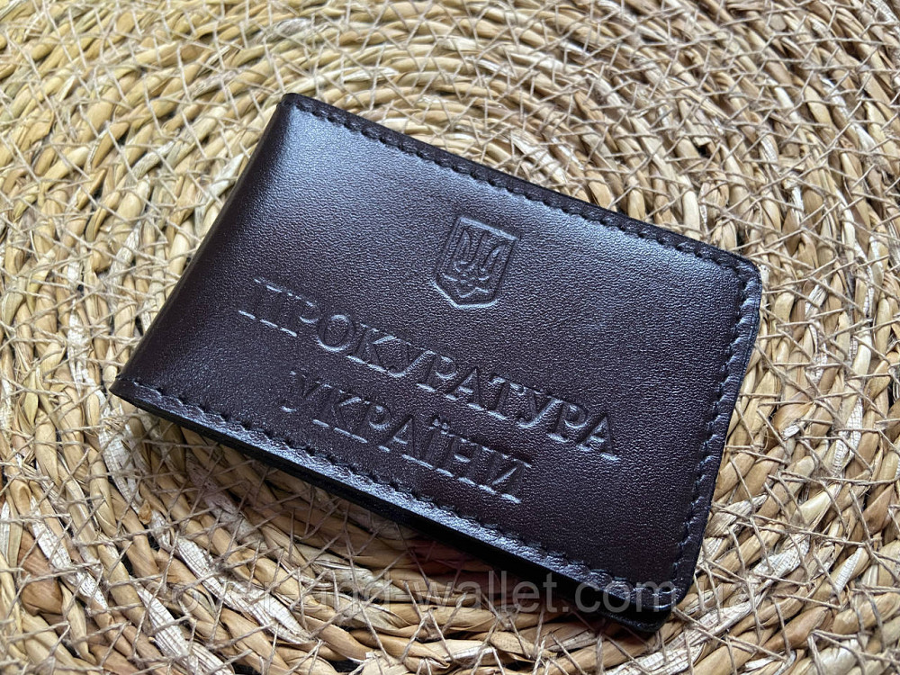 Обкладинка Прокуратура України коричневого кольору з натуральної шкіри PS Київ - фото 4