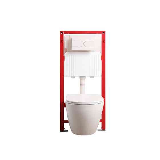 Комплект: Mixxus Premium Ellipse-SET-2101 (в 2 ящ) Унитаз система смыва Tornado 3.0+ Инсталляция Koer KT-0404 + панель KT-0604-03 Киев