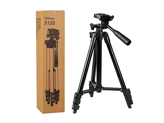 Штатив трипод TF-3120 для фото і відео з рівнеміром 104 см 3D головка алюмінієвий складаний Одеса