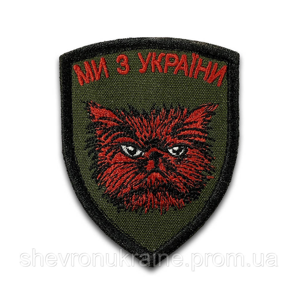 Шеврон Ми з України (Форма щит. На липучці) Розмір 8.5x7см Київ - фото 7