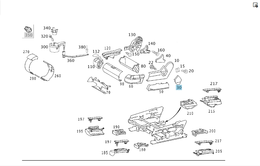 Mercedes-Benz  A2209188430 1A26 Кришка кріплення ременя безпеки на передньому правому сидінні бежева S-class short W220 S-class long V220 Одеса - фото 2