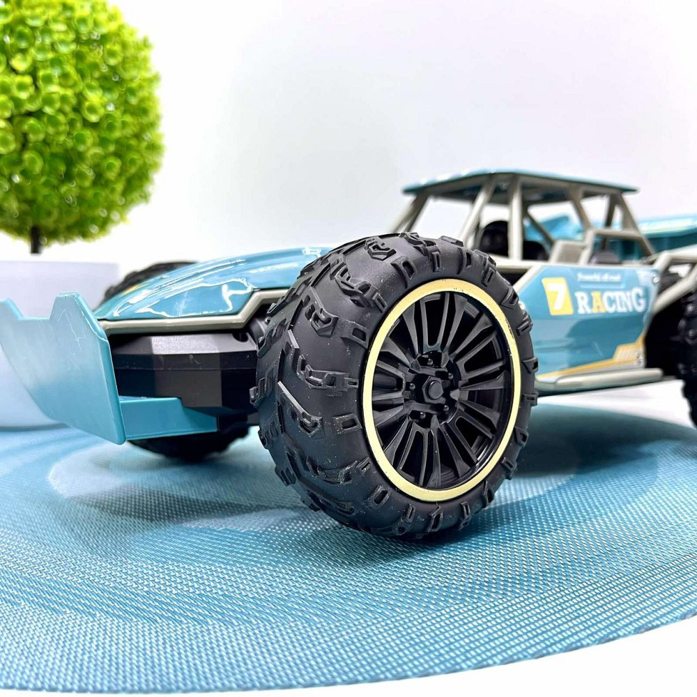 Машинка на радіокеруванні з парогенератором та світлом 32,5см 1:12 Блакитна (W338-3) Чернігів - фото 4