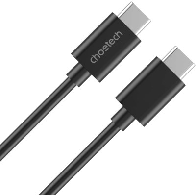 Дата кабель USB-C to USB-C 1.0m 3A black Choetech (CC0002-V2) Вінниця - фото 2