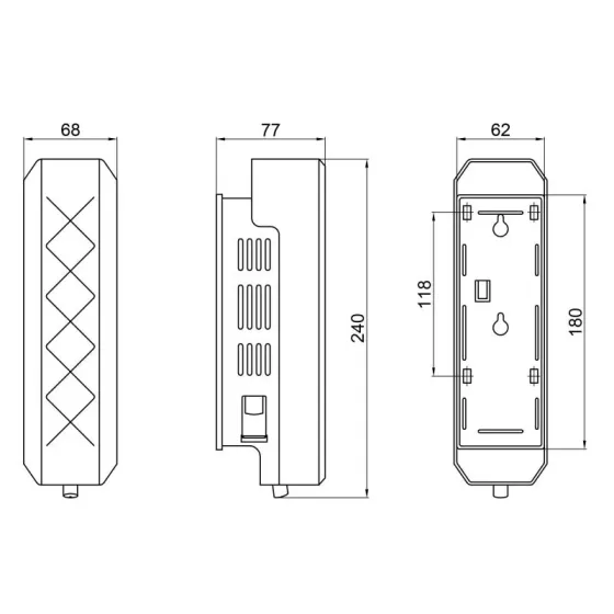 Дозатор для рідкого мила Qtap Davcovac mydla DM350CP1 хром Київ