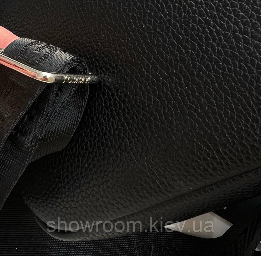 Мужская брендовая сумка через плечо (1016-6) черная Киев - изображение 7