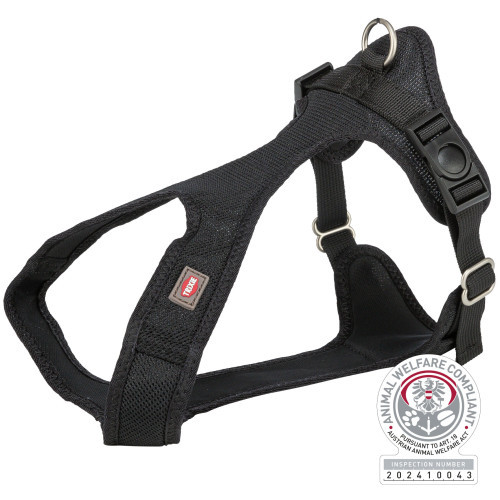 Шлея Trixie для собак Soft м_яка нейлон чорна розмір XS-S 35-45 см/15 мм Київ - фото 2