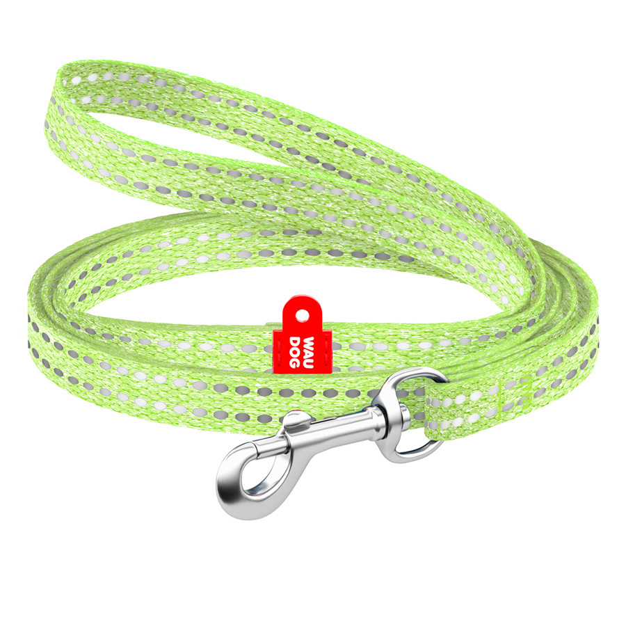 Повідець для котів та дрібних порід собак з відновленої бавовни WAUDOG Re-cotton світловідбиваю Коломыя - изображение 2