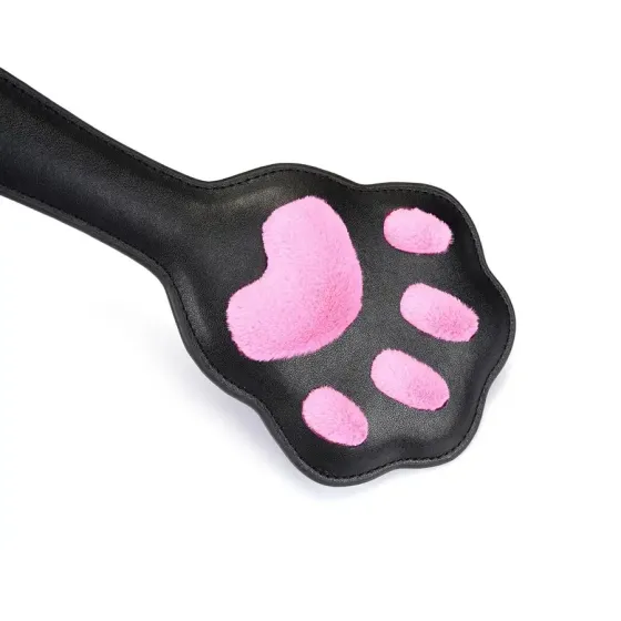 Паддл в виде кошачьей лапки Liebe Seele Round Paddle Black/Pink Львов