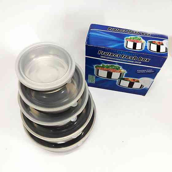 Набір харчових контейнерів Unique UN-1515 5 шт із нержавіючої сталі NA-35 Івано-Франківськ