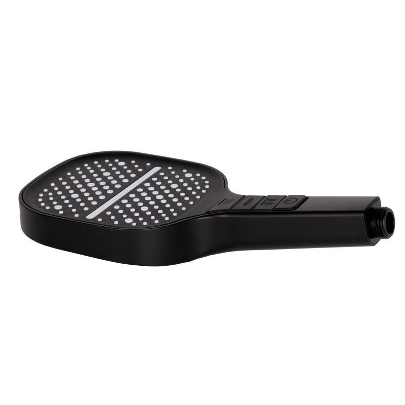 Лейка для ручного душа Qtap Rucni 130x130 мм универсальная QTRUC125BLM45957 Black Matt Харьков - изображение 3