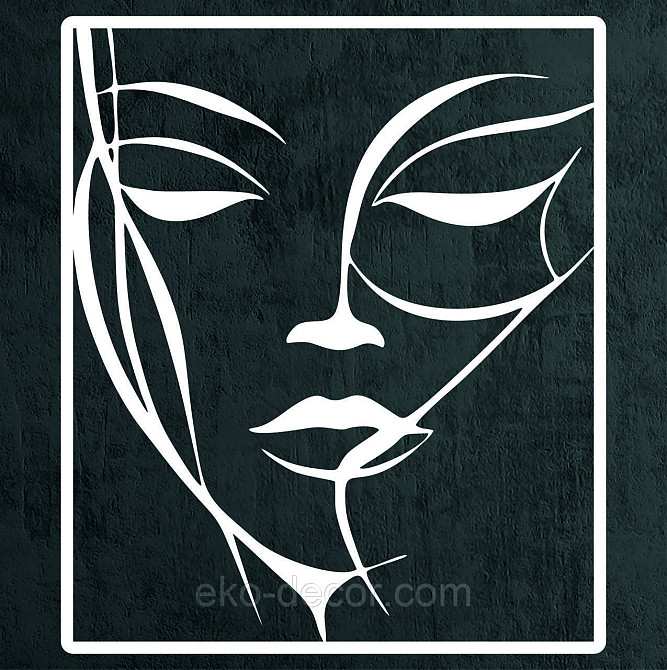 Декоративне настінне 3D Панно «Жіночий Образ», Декор на стіну з об'ємом Київ - фото 6