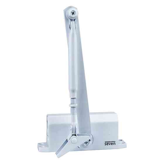 Дотягувач дверей 45 кг SEVEN DC-7741 white Київ