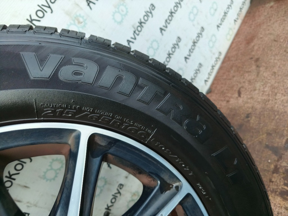 Колеса в зборі диски литі з шиною 215/65 R16C VW T5 2003-2015 (комплект) Ковель - фото 3