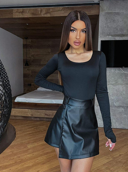 Жіночий базовий боді з довгим рукавом мікродайвінг 50/52 Одеса - фото 3